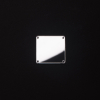 Silver Laminate 4-Hole Square Plastic Mirror - 40L/25mm | Mood Fabrics