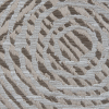Linen Geometric Swirls on a Cotton and Polyester Woven - Detail | Mood Fabrics