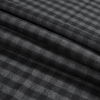 Charcoal Shepherd's Check Upholstery Twill - Folded | Mood Fabrics
