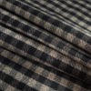 Flint Shepherd's Check Upholstery Twill - Folded | Mood Fabrics