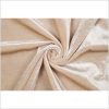 Turkish Cream Polyester Velvet - Full | Mood Fabrics