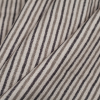 Spanish Gray Striped Poly/Cotton Canvas - Folded | Mood Fabrics