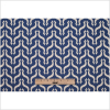 Spanish Royal Blue Goemetric Woven - Full | Mood Fabrics