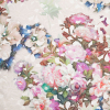 Beige Multicolor Tropical Floral Lace w/ Finished Edges | Mood Fabrics