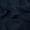 Navy Polyester Chiffon - Detail | Mood Fabrics