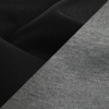 Black/Gray Stretch Jersey Backed Neoprene - Detail | Mood Fabrics