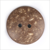 Orange Coconut Button - 36L/23mm - Detail | Mood Fabrics