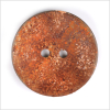 Orange Coconut Button - 36L/23mm | Mood Fabrics