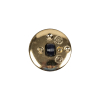 Navy/Gold Rhinestone Button - 28L/18mm - Detail | Mood Fabrics