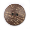 Brown Coconut Button - 40L/25mm - Detail | Mood Fabrics