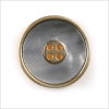 Tahiti Metal Button - 24L/15mm | Mood Fabrics