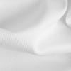 Optic White Stretch Cotton Wale Pique - Detail | Mood Fabrics