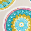 Spanish Beige Medallion Cotton-Polyester Print - Detail | Mood Fabrics