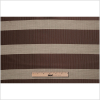 Turkish Striped Chocolate Polyester Woven - Full | Mood Fabrics