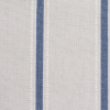 Turkish Wedgewood Striped Cotton Canvas - Detail | Mood Fabrics