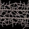 Metallic Silver Lace Trimming - 1.5 - Detail | Mood Fabrics