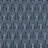 Navy Polka Dotted Cotton-Poly Woven | Mood Fabrics