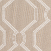 Linen Colored Geometric Woven Blend - Detail | Mood Fabrics