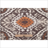 Turkish Rust Ikat Polyester Woven - Full | Mood Fabrics