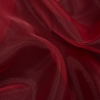 Red 2-Ply Polyester Organza - Detail | Mood Fabrics