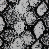 Jet Black Python Polyester-Rayon Velvet - Detail | Mood Fabrics