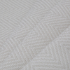 Spanish Ivory Zig-Zag Polyester Blended Woven - Folded | Mood Fabrics