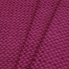 Magenta Novelty Basketweave Upholstery Fabric - Folded | Mood Fabrics