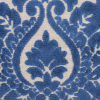 Sapphire Damask Cut-out Velvet - Detail | Mood Fabrics