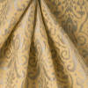 Gold Polyester Cotton Jacquard - Folded | Mood Fabrics