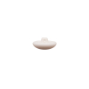 Italian White Nylon Shank Back Button - 24L/15mm - Detail | Mood Fabrics