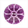 Italian Purple Semi-Clear Plastic Button - 44L/28mm | Mood Fabrics