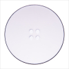 Italian White 4-Hole Plastic Button - 54L/34mm | Mood Fabrics