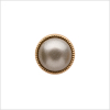 Italian Silver/Gold Shank Back Button - 20l/12mm | Mood Fabrics