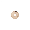 Italian Matte Beige Rimmed 4-Hole Button - 24L/15mm | Mood Fabrics