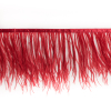6 Single Ply Red Ostrich Fringe | Mood Fabrics