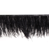 6 Double Ply Black Ostrich Fringe | Mood Fabrics