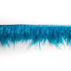 6 Turquoise Cock Feather Fringe | Mood Fabrics