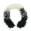 Black and Cream Marabou Feather Scarf - 33 | Mood Fabrics