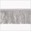 4 European Silver Chainette Fringe Trim | Mood Fabrics