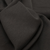 Black and Dark Gray Stretch Jersey Backed Neoprene - Detail | Mood Fabrics