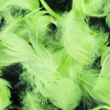 Lime Green 5 Gram Bag of Feathers - Detail | Mood Fabrics