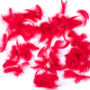 Red 5 Gram Bag of Feathers | Mood Fabrics