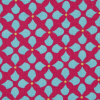 Fuchsia/Blue Geometric Printed Cotton Voile | Mood Fabrics