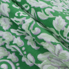 Green/Purple Floral Stretch Cotton Poplin - Folded | Mood Fabrics