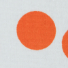 Orange/Blue/Yellow Polka Dots Printed Cotton Poplin - Detail | Mood Fabrics
