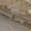 White on Nude Floral Embroidered Lace - Folded | Mood Fabrics