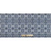 Navy/White Ikat Stretch Cotton Sateen - Full | Mood Fabrics