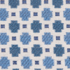 Marine Geometric Poly-Cotton Woven - Detail | Mood Fabrics