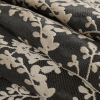 Ebony Floral Brocade/Jacquard - Folded | Mood Fabrics