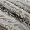 Dove Damask Embroidered Drapery Brocade - Folded | Mood Fabrics